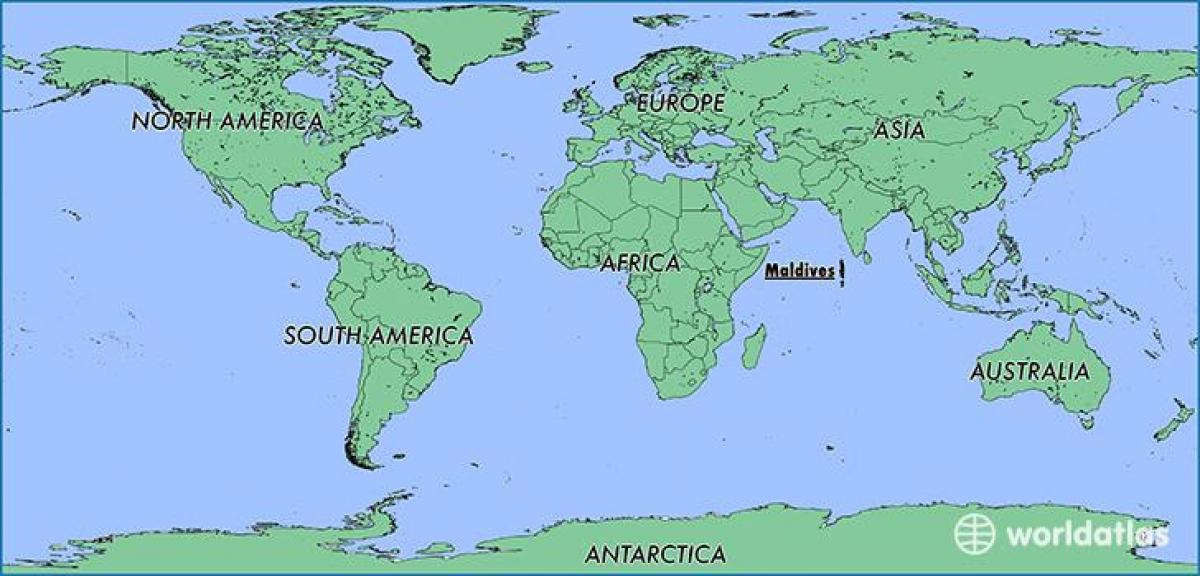 Малдиви мапи суседних земаља